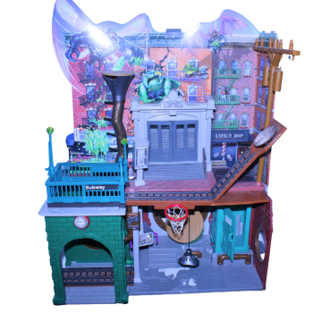 TMNT Mutant Mayhem Sewer Lair Playset – Playmates 2023 | bespielt | Turtles Spielset